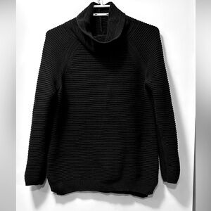 Kenneth Cole Black Cowl Neck Sweater 💯 % cotton